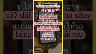 タイ語の超ヒットソング発音記号歌詞サビ直前部分🎶 タイ語の歌 [upl. by Giarla]