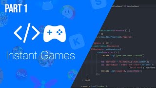 Facebook Instant Game Development Tutorial Part 1 [upl. by Nuhsed507]