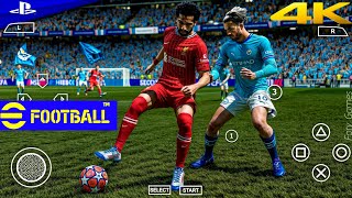 eFootball PES 2025 PPSSPP Original Android Offline PS5 Camera Best Graphics amp Latest Transfers [upl. by Akirderf]