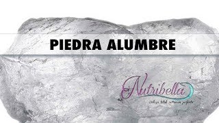 Piedra alumbre ¿Para qué sirve ¿Cómo se usa [upl. by Gerek]