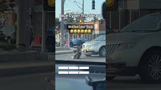 Never seen a blue cybertruck before🔥😅 [upl. by Godding511]