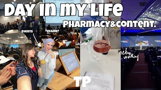 Day of a Pharmacy student Content creator  دوزو معايا نهار فالجامعة والخدمة [upl. by Latsyrcal597]