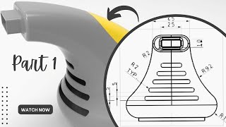 Siemens NX CAD Surface Modeling Tutorial  Video 1 [upl. by Lyndsay]