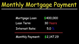 How To Calculate Your Mortgage Payment [upl. by Anirehtac]