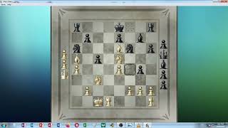 Chess Titans level 2 using both black and white Windows 7 silent video HD 4k 8k [upl. by Chaing]