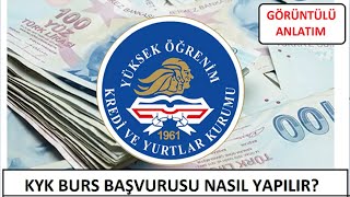 DOĞRU BURS BAŞVURUSU 2023 KYK BURS BAŞVURUSU NASIL YAPILIR GÖRÜNTÜLÜ ANLATIM MEB BURSU BAŞVURUSU [upl. by Enomar522]