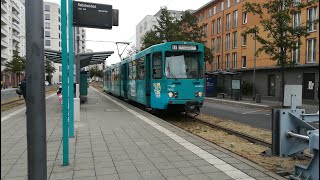 Straßenbahn Frankfurt am Main Linie 17 Rebstockbad  NeuIsenburgStadtgrenze Pt [upl. by Nisa128]