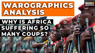 Why is Africa Suffering so Many Coups A Warographics Analysis [upl. by Llirret]