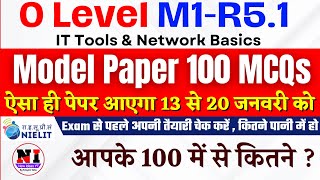 O Level Exam Preparation 2024 M1R51 Model PaperSolved  O Level M1 R5 Question Paper 2024 [upl. by Kienan]