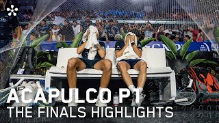 GNP Mexico P1 Premier Padel Highlights final men [upl. by Llyrpa]