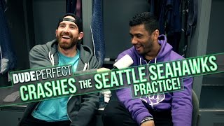 DUDE PERFECT  Seattle Seahawks Edition BONUS Video [upl. by Sigvard]