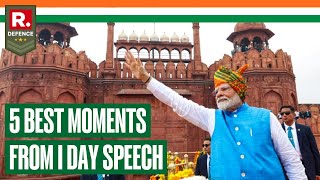 PM Modis Independence Day Speech 5 Key Highlights [upl. by Esma758]