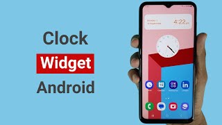 How to Add Clock Widget on Android [upl. by Mcneil]