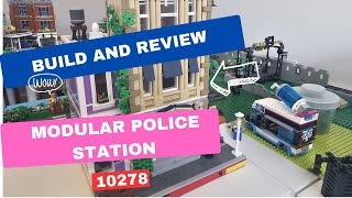 Police Station  Build and Review  10278 [upl. by Akitnahs]