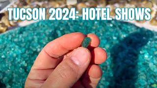 COLORFUL GEMS at Hotel Shows Tucson Gem and Mineral Show 2024 [upl. by Aiyram]