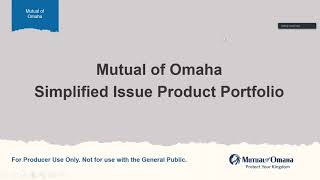 Mutual Of Omaha Training Created For Insurance Agents And Brokers [upl. by Mensch]