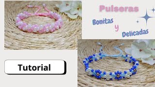 DIY Pulsera Bonitas y Delicadas Fast Mode [upl. by Nauqe]