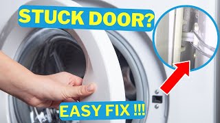 Washing Machine Door Stuck wont open How to Release and Open the Door Easily [upl. by Mobley435]