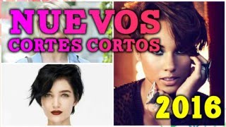 Nuevos cortes de cabello corto para mujeres 2016 [upl. by Ilrebmyk22]