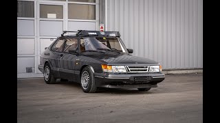 1993 SAAB 900 Turbo S 16v Aero 3 doors coupé Odoardo Grey [upl. by Enajyram]