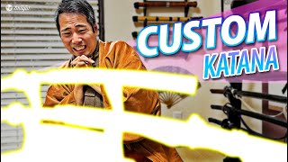 How to Order Your Ideal CUSTOM KATANA  And This is What Mine Looks Like [upl. by Drareg]