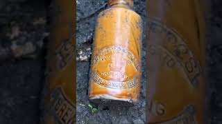 schweppes ginger beer to the king found bottle digging Glasgow Scotland [upl. by Enayr]