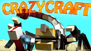 Minecraft  CrazyCraft  OreSpawn Modded Survival Ep 7  quotJUMPY BUG BOSS BATTLEquot [upl. by Atelra451]