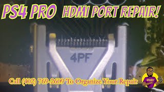 FIX PS4 Pro No Signal HDMI Port amp HDMI IC Repair Best Method [upl. by Roswell536]