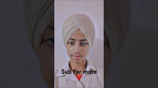 Pagg ❤️ punjabi dastar turban turbantutorial wattawalipagg sikhturban shorts shortsfeed [upl. by Lalla749]