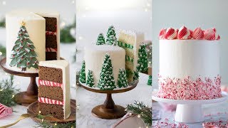 Amazing Christmas Cake Decorating Compilation [upl. by Ahseinod]