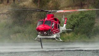 Fire Attack Helicopters in Action at Shannon Lake [upl. by Sato707]