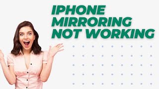 iPhone mirroring not working How to fix [upl. by Yma]