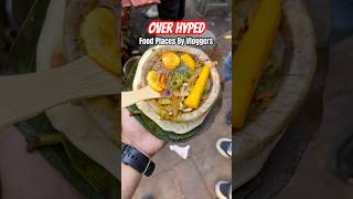 I tried Most Overhyped Food Places By Vloggers 😳🤢 food shorts [upl. by Kohcztiy603]