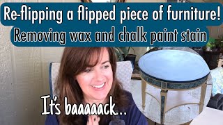 How to use a black GEL stain and wipe on poly in the Round Table Returns [upl. by Miranda]