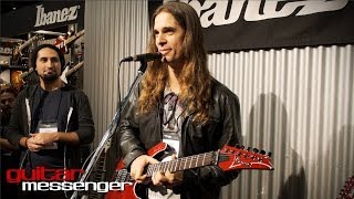 NAMM 2014 Kiko Loureiro Angra  Ibanez [upl. by Asyal]