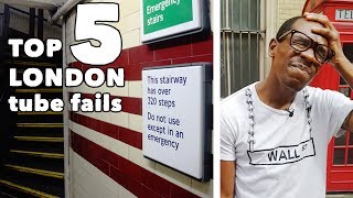 Top 5 London Tube Fails [upl. by Durward]