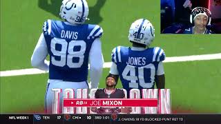 TEXANS VS COLTS WEEK 1 HIGHLIGHTS REACTION [upl. by Etep729]