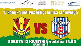 BKS BielskoBiała vs GMKS Strzelec Frysztak  stół nr 1 [upl. by Nahor]