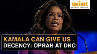 DNC 2024 Day 3 Oprah Winfrey Backs Kamala  Asks Americans To Choose Common Sense  FULL SPEECH [upl. by Quincey218]