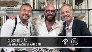 Las Vegas Market 2018 Erdos  Ko Designers Talk New Decor Trends [upl. by Zwick]