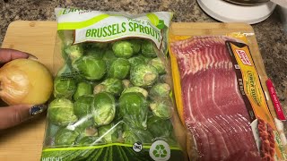 Oven Roasted Brussel Sprouts Recipe With Bacon  Even More Delicious With Our Balsamic Vinegar Glaze [upl. by Lenneuq380]