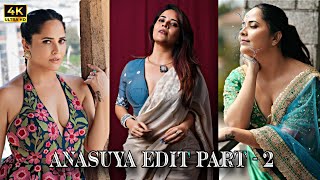 Anasuya Hot Vertical Edit 4K 60FPS Part  2 anasuyahot youtubeshorts anasuyabharadwajhot 4k60fps [upl. by Arem]