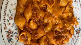 Pasta De Caracoles Con Una Deliciosa Salsa De Chorizo [upl. by Guinevere644]