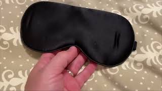 BeeVines Sleep Mask 2 Pack 100 Real Natural Silk Eye Masks with Adjustable Strap Review [upl. by Heymann]