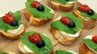 Secret to Perfect CANAPES 🥖 Quick and Tasty Recipe for Every Party [upl. by Reggy]