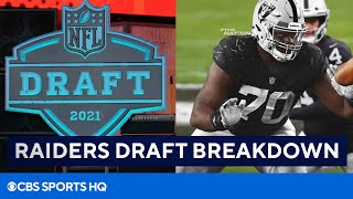 2021 NFL Draft Breakdown of Raiders Draft Picks  CBS Sports HQ [upl. by Wernher]