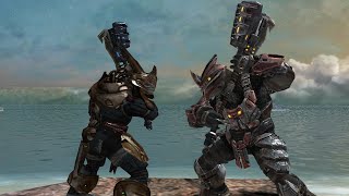 Halo 3 Brutes VS Halo Reach Brutes [upl. by Harlene]