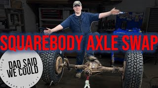 New Axles 8 Lug Wheels and Tires for the Old K10 Squarebody [upl. by Anala786]