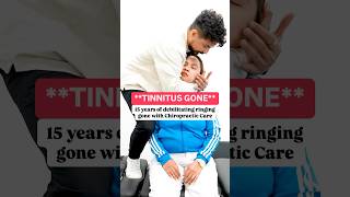 15 Year Tinnitus GONE⁉️😱 chiropractic asmr trending shorts [upl. by Frazer]