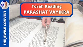 PARASHAT VAYIKRA  Weekly Torah Reading in Hebrew amp English Translation  TORAH STUDY [upl. by Icrad424]